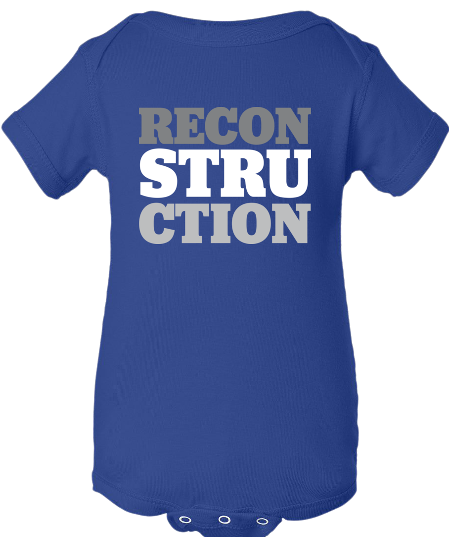 RECON-STRU-CTION Baby Onesie