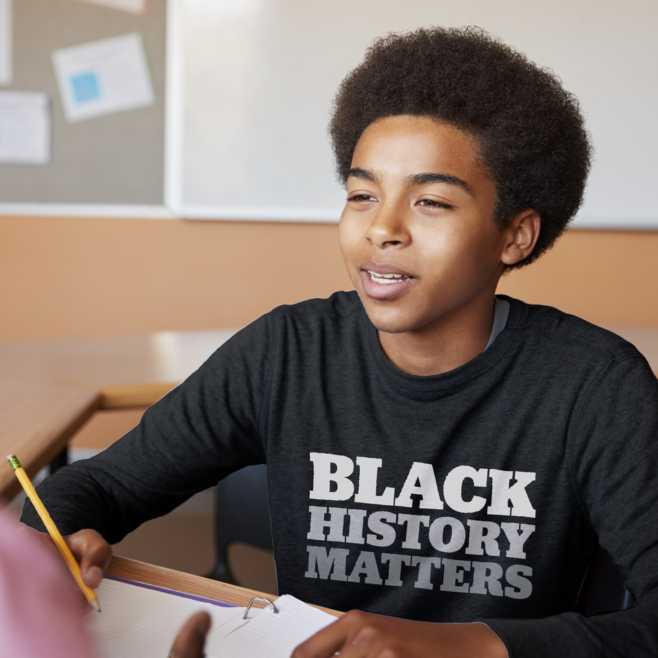 Black History Matters Long-sleeved T-shirt