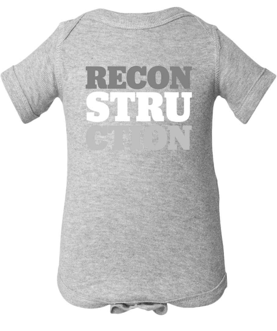 RECON-STRU-CTION Baby Onesie