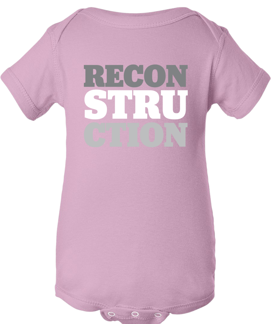 RECON-STRU-CTION Baby Onesie