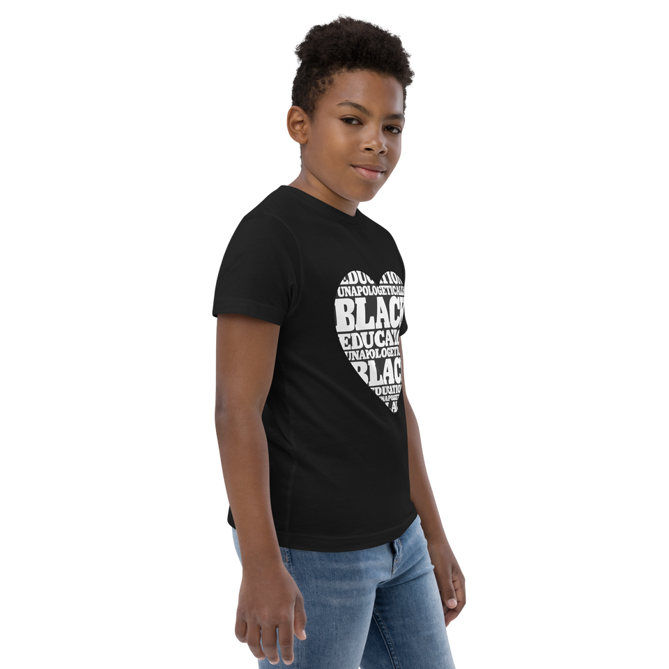 Black Education Heart Youth T-shirt